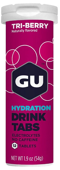 Напиток изотонический в таблетках GU Hydration Drink Tabs Лесные Ягоды - Фото 1 большая