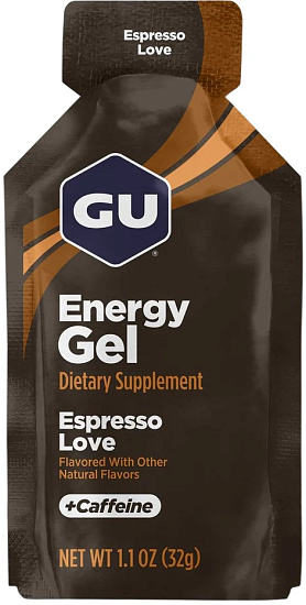 Гель энергетический GU Energy Gel Caffeine 32 г Эспрессо лав - Фото 1 большая