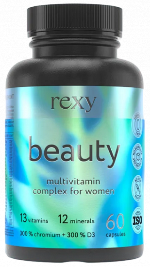 Пищевая добавка Protein Rex Multivitamin women 60кап - Фото 1 большая