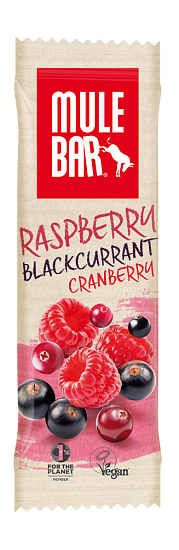 Энергетический батончик Mulebar Летний пудинг Малина/Черная смородина/Клюква 40 г - Фото 1 большая