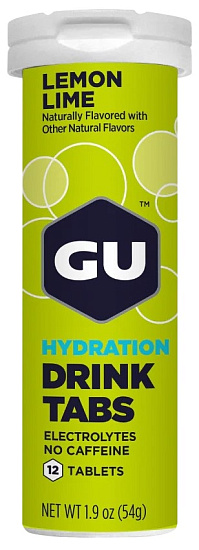 Напиток Изотонический В Таблетках Gu Hydration Drink Tabs Лимон-Лайм - Фото 1 большая