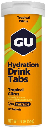 Напиток Изотонический В Таблетках Gu Hydration Drink Tabs Тропический цитрус - Фото 1 большая