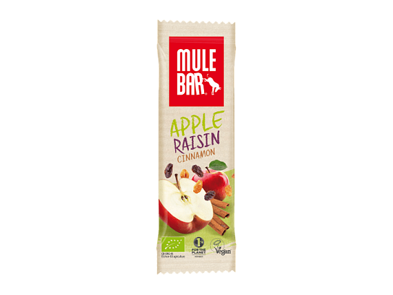 Энергетический батончик Mulebar Apple Strudel Яблоко, изюм, корица - Фото 1 большая