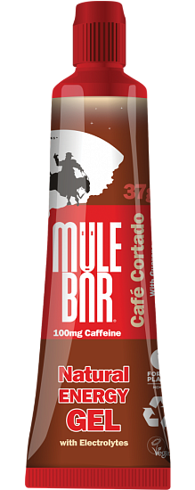 Энергетический гель Mulebar Cafe Cortado c кофеином 100 мг - Фото 1 большая