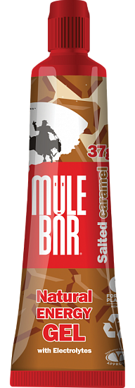 Энергетический гель Mulebar Salted Caramel Соленая карамель с BCAA - Фото 1 большая