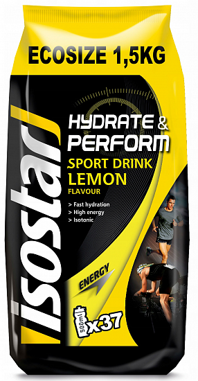 Изотонический напиток Isostar Hydrate & Perform 1,5 кг Lemon - Фото 1 большая