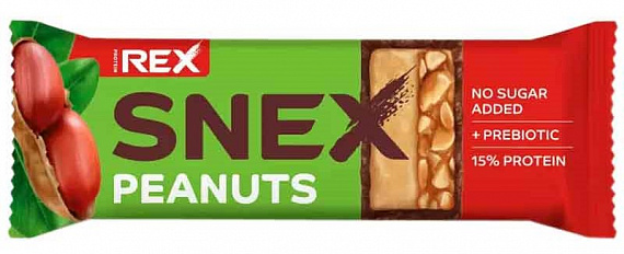 Батончик глазированный Protein Rex Snex Арахис 50г - Фото 1 большая
