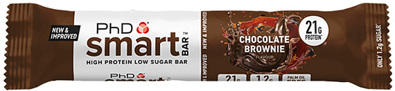 Протеиновый батончик PhD Smart Bar Шоколадный Брауни 64г - Фото 1 большая