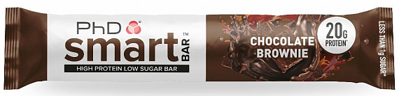 Протеиновый батончик PhD Smart Bar Шоколадный Брауни 64г - Фото 1 большая