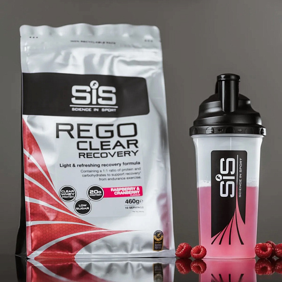 Напиток восстановительный в порошке SIS Rego Clear 460 г Малина/Клюква - Фото 2 большая