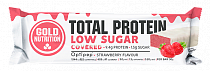 Батончик Gold Nutrition Low Sugar Covered Клубника Шоколад 30г
