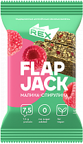 Печенье Protein Rex протеиновое Флэпджек 60г Малина-спирулина