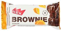 Пирожное Protein Rex протеиновое Брауни 50г Апельсиновый