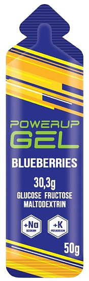 Гель Powerup в саше Черника 50г - Фото 1 большая