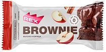 Пирожное Protein Rex протеиновое Брауни 50г Яблоко-корица
