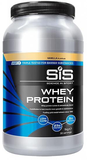 Напиток протеиновый SIS Whey Protein Powder 1 кг Ваниль - Фото 1 большая