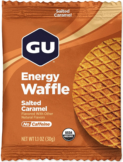 Вафли GU Energy Stroopwafel Соленая Карамель - Фото 1 большая
