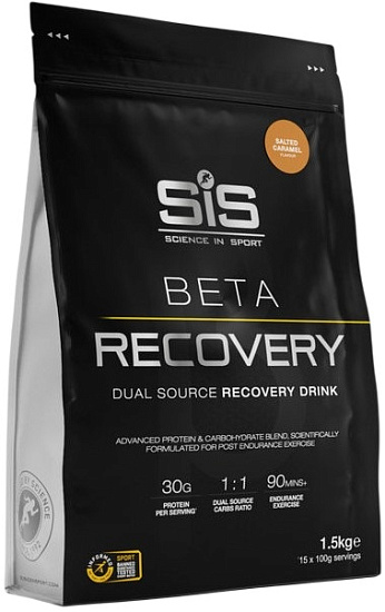 Напиток Sis Powder Beta Recovery Солёная Кармель 1.5кг - Фото 1 большая