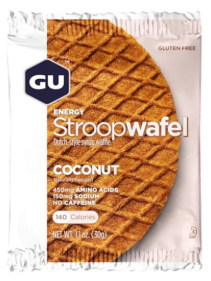 Вафли GU Energy Stroopwafel Кокос - Фото 1 большая