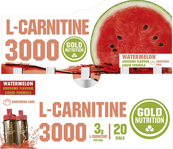 L-carnitine Gold Nutrition 3000 mg Арбуз - Фото 2 большая