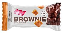 Пирожное Protein Rex протеиновое Брауни 50г Соленая карамель