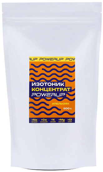 Изотоник Powerup Isotonic 500г Апельсин - Фото 1 большая