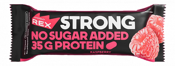 Батончик Protein Rex протеиновый Малина 100г - Фото 1 большая