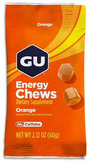 Конфеты жевательные GU Energy Chews Апельсин - Фото 1 большая