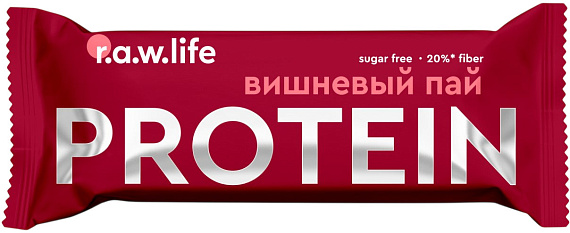 Протеиновый батончик R.A.W. Life Вишневый пай - Фото 1 большая