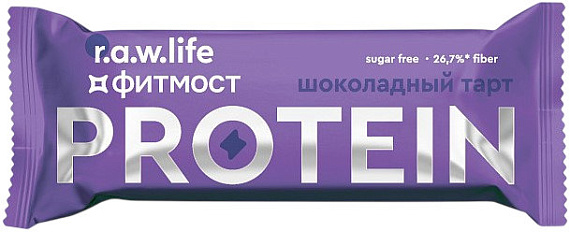 Протеиновый батончик R.A.W. Life Шоколадный тарт - Фото 1 большая
