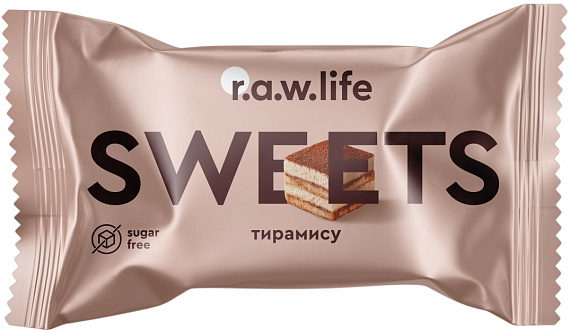 Конфеты R.A.W. Life Sweets Тирамису - Фото 1 большая