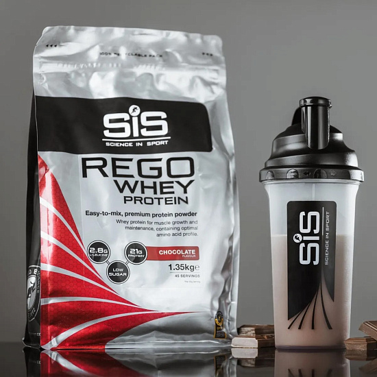 Напиток протеиновый Sis Powder Rego Whey 1,35кг Шоколад - Фото 2 большая