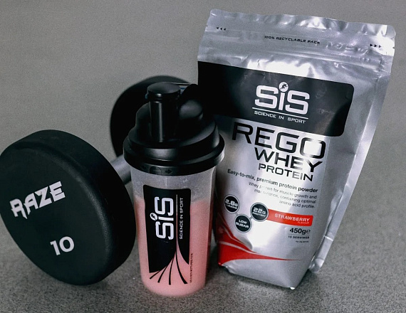 Напиток протеиновый Sis Powder Rego Whey 450 г Клубника - Фото 4 большая
