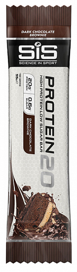 Батончик протеиновый SIS Protein 20 Двойной Шоколадный Брауни - Фото 1 большая