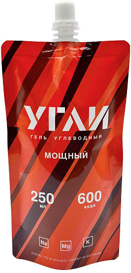 Углеводный гель УГЛИ Мощный 250мл - Фото 1 большая