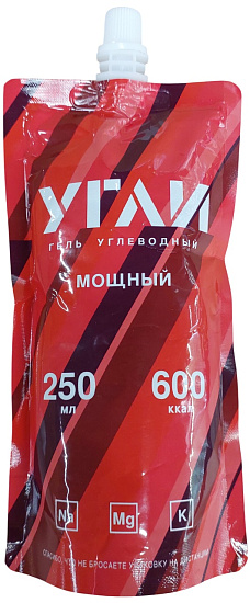 Углеводный гель УГЛИ Мощный 250мл - Фото 1 большая