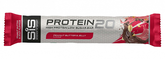 Батончик SIS Protein 20 Арахисовое масло с джемом 64г - Фото 2 большая