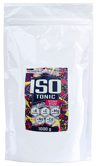 Изотоник Powerup Isotonic 1000г Лесные ягоды - Фото 1 большая