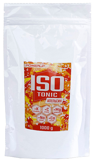 Изотоник Powerup Isotonic 1000г Апельсин - Фото 1 большая
