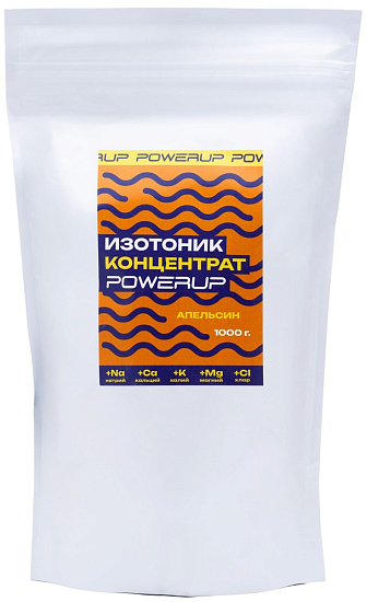 Изотоник Powerup Isotonic 1000г Апельсин - Фото 1 большая