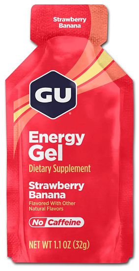 Гель энергетический GU Energy Gel 32г Клубника-Банан - Фото 1 большая
