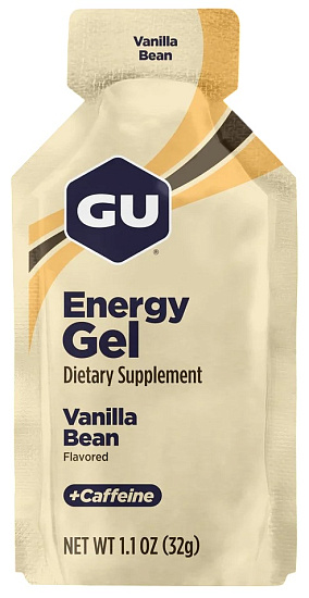 Гель энергетический GU Energy Gel Caffeine 32г Ваниль - Фото 1 большая