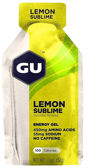 Гель энергетический GU Energy Gel 32 г Чистый Лимон - Фото 1 большая