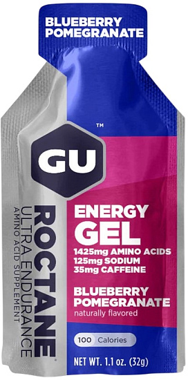 Гель энергетический GU Roctane Energy Gel 32г Черника-Гранат - Фото 1 большая