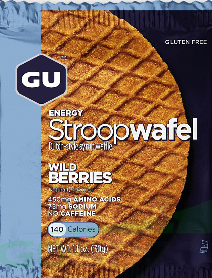 Вафли GU Energy Stroopwafel Дикие Ягоды - Фото 1 большая