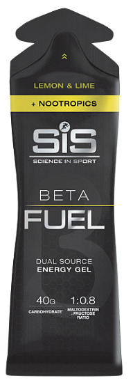 Гель SIS Beta Fuel + Nootropics Лимон/Лайм 60 мл - Фото 1 большая