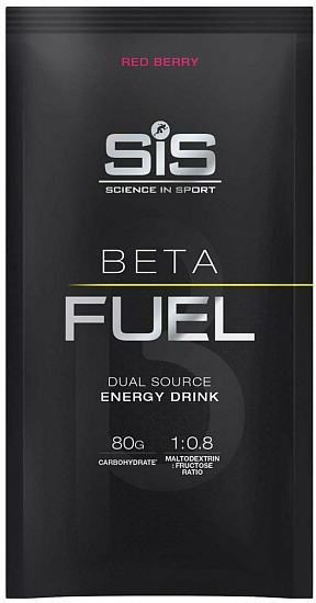 Напиток высокоуглеводный в порошке SIS Powder Beta Fuel 82 г Красные Ягоды - Фото 1 большая