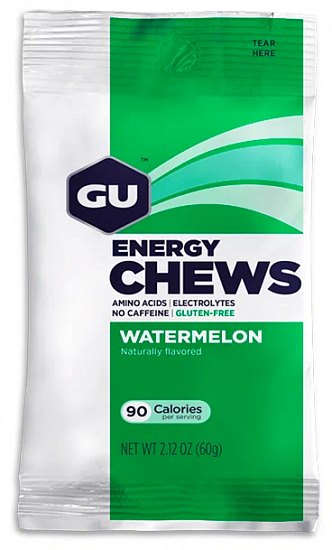 Конфеты жевательные GU Energy Chews Арбуз - Фото 1 большая
