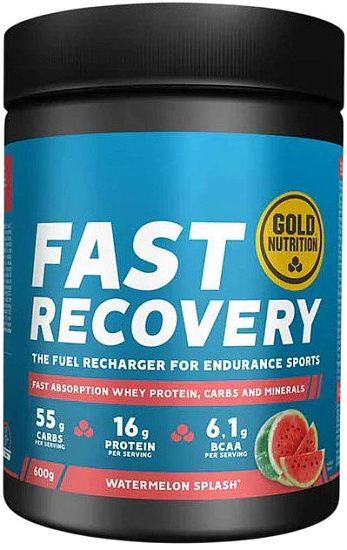 Напиток восстановительный Gold Nutrition Fast Recovery 600 г Арбуз - Фото 1 большая
