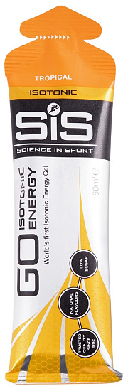 Гель SIS Go Isotonic Energy 60мл Тропические фрукты - Фото 1 большая